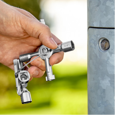 Ключ для электрошкафов KNIPEX TwinKey 92 мм 00 11 01