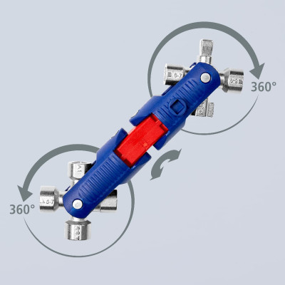 Універсальний ключ KNIPEX JointKey Quadro 00 11 06 V04