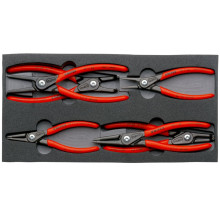 Набір щипців для стопорних кілець в ложементі 6 шт KNIPEX 00 20 01 V02