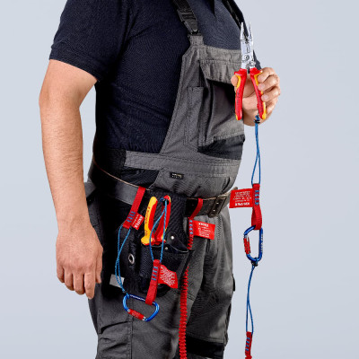 Петлевые адаптеры для фиксации инструмента до 1.5 кг 3 шт KNIPEX 00 50 02 T BK