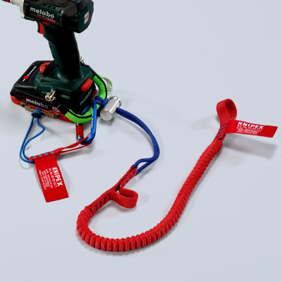 Страховий еластичний строп для електроінструменту до 6 кг KNIPEX 00 50 10 T BK