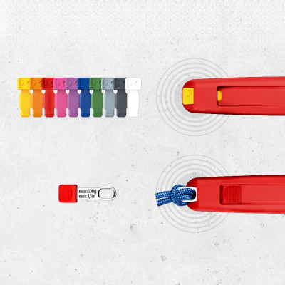 Кліпси для кольорового маркування 10 шт KNIPEX ColorCode MIX 00 61 10 C V01
