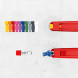 Кліпси для кольорового маркування 10 шт KNIPEX ColorCode MIX 00 61 10 C V01