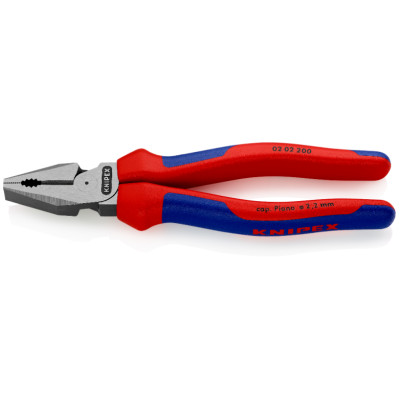 Плоскогубці комбіновані особливої міцності KNIPEX 200 мм 02 02 200