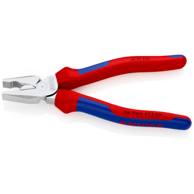 Плоскогубці комбіновані особливої потужності KNIPEX 200 мм 02 05 200