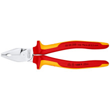Плоскогубці комбіновані діелектричні особливої міцності KNIPEX 200 мм 02 06 200