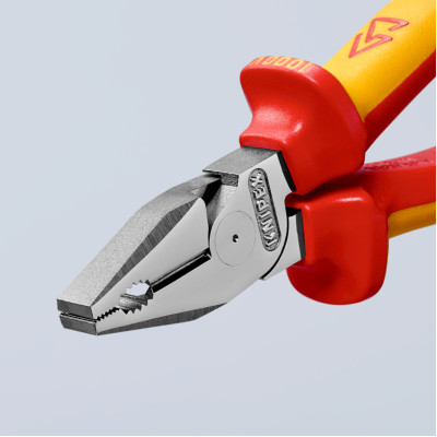 Плоскогубці комбіновані діелектричні особливої міцності KNIPEX 200 мм 02 06 200