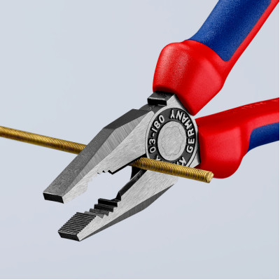 Плоскогубці комбіновані KNIPEX 180 мм 03 02 180