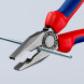 Плоскогубці комбіновані KNIPEX 180 мм 03 02 180