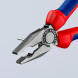 Плоскогубці комбіновані KNIPEX 180 мм 03 02 180
