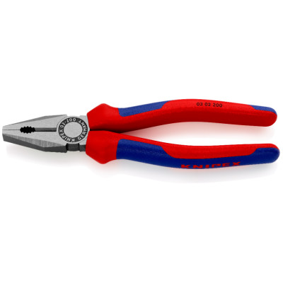 Плоскогубці комбіновані KNIPEX 200 мм 03 02 200