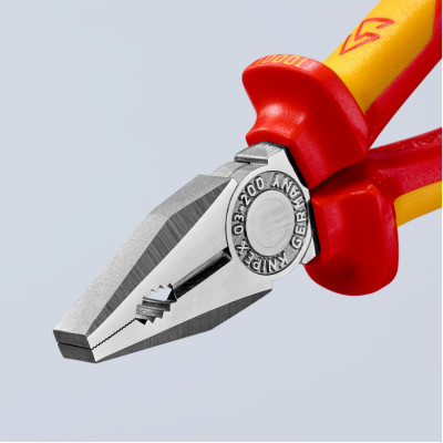 Плоскогубці комбіновані діелектричні KNIPEX 200 мм 03 06 200