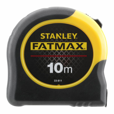 Рулетка вимірювальна FatMax Blade Armor довжина 10 м, ширина 32 мм в корпусі з АВС-пластика STANLEY