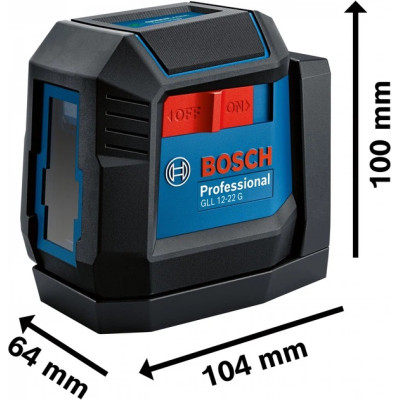 Лазерний нівелір акумуляторний BOSCH PRO GLL 12-22 G 0601065321