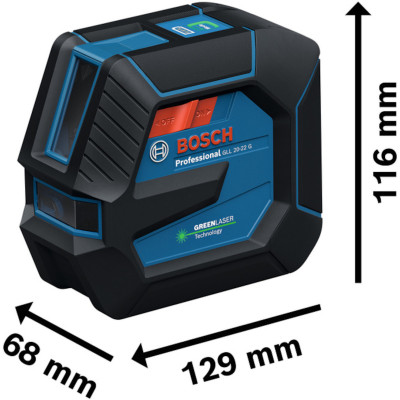 Лазерний нівелір BOSCH PRO GLL 20-22 G 0601065601