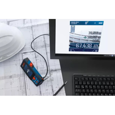 Далекомір лазерний акумуляторний BOSCH GLM 150-27 C Professional 0601072Z00