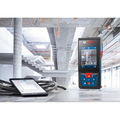 Далекомір лазерний акумуляторний BOSCH GLM 150-27 C Professional 0601072Z00