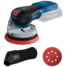 Ексцентрикова шліфмашина акумуляторна BOSCH GEX 18V-125 Professional 0601372201 без АКБ