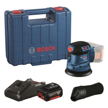 Ексцентрикова шліфмашина акумуляторна BOSCH GEX 185-LI Professional 06013A5021