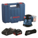 Ексцентрикова шліфмашина акумуляторна BOSCH GEX 185-LI Professional 06013A5021