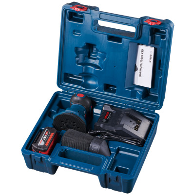 Ексцентрикова шліфмашина акумуляторна BOSCH GEX 185-LI Professional 06013A5021