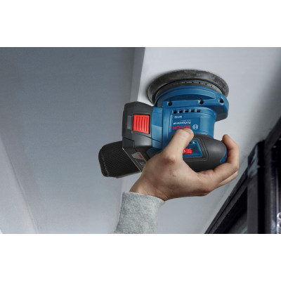 Ексцентрикова шліфмашина акумуляторна BOSCH GEX 185-LI Professional 06013A5021