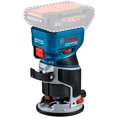 Фрезер аккумуляторный кромочный BOSCH PRO GKF 18V-8 06016C2001 без АКБ