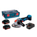 Кутова шліфмашина акумуляторна BOSCH GWX 18V-10 Professional 06017B0102