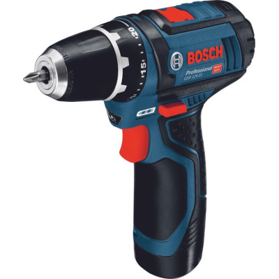 Шуруповерт акумуляторний з набором інструментів BOSCH Professional GSR 12V-15 060186810R