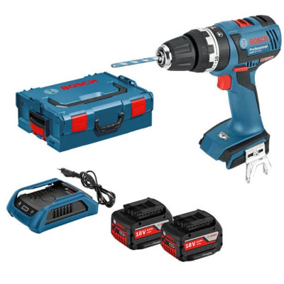 Аккумуляторная ударная дрель-шуруповёрт Bosch GSB 18 V-EC Solo