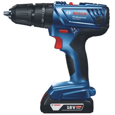 Дриль-шуруповерт ударний акумуляторний BOSCH GSB 180-LI Professional 06019F8307