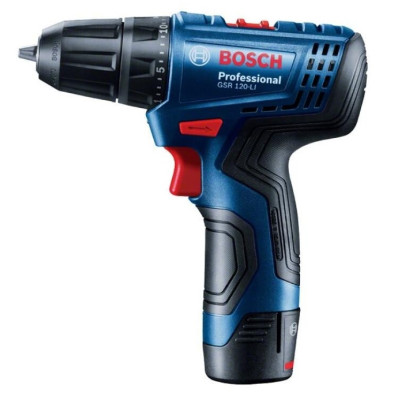 Дрель-шуруповерт аккумуляторная BOSCH GSR 120-LI Professional 06019G8002