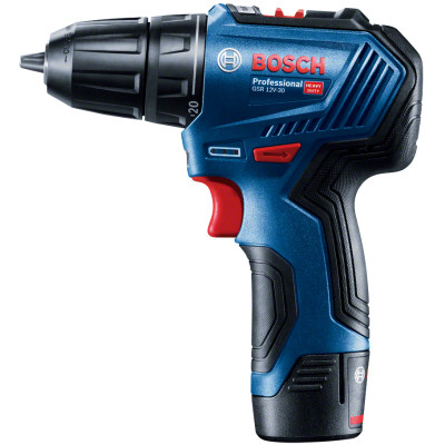 Дрель-шуруповёрт аккумуляторная BOSCH GSR 12V-30 Professional 06019G9001