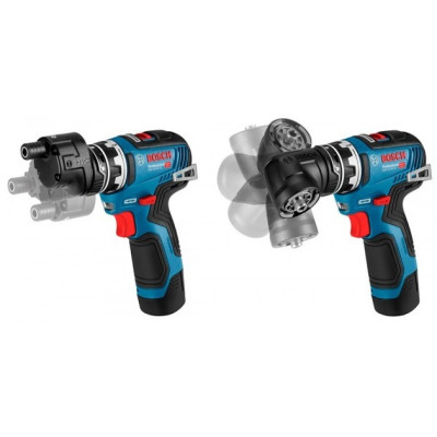 Дриль-шуруповерт акумуляторний зі змінними насадками BOSCH GSR 12V-35 FC Professional 06019H3003 без АКБ