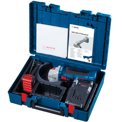 Угловая шлифмашина аккумуляторная BOSCH GWS 180-LI Professional 06019H9025