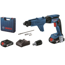 Шуруповерт акумуляторний для гіпсокартону BOSCH GTB 185-LI з GMA55 Professional 06019K7022