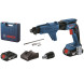 Шуруповерт акумуляторний для гіпсокартону BOSCH GTB 185-LI з GMA55 Professional 06019K7022