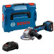 Угловая шлифмашина аккумуляторная BOSCH GWS 18V-11 S Professional 06019N4003