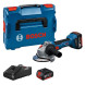 Угловая шлифмашина аккумуляторная BOSCH GWS 18V-8 Professional 06019N9020