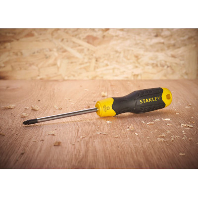 Викрутка Cushion Grip під шліц Pz3 з довжиною жала 150 мм STANLEY 0-64-976