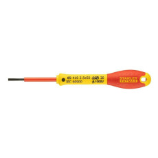 Отвёртка диэлектрическая STANLEY FatMax VDE 1000V SL2.5х50 мм 0-65-410