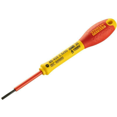 Викрутка діелектрична STANLEY FatMax VDE 1000V SL2.5х50 мм 0-65-410