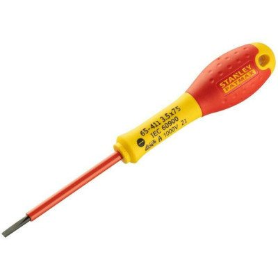 Викрутка діелектрична STANLEY FatMax VDE 1000V SL3.5х75 мм 0-65-411