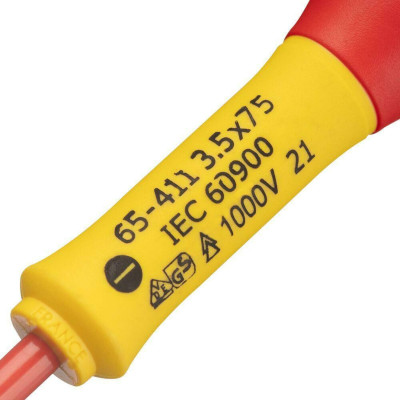 Викрутка діелектрична STANLEY FatMax VDE 1000V SL3.5х75 мм 0-65-411