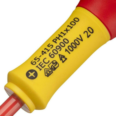 Викрутка діелектрична STANLEY FatMax VDE 1000V PH1х100 мм 0-65-415