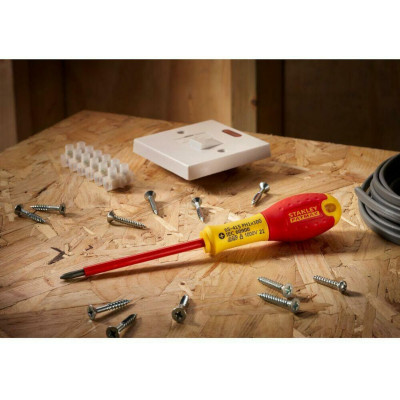 Викрутка діелектрична STANLEY FatMax VDE 1000V PH1х100 мм 0-65-415