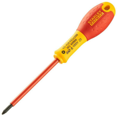 Викрутка діелектрична STANLEY FatMax VDE 1000V PZ1х100 мм 0-65-418