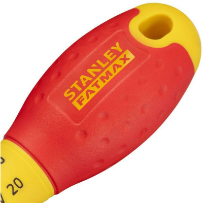 Викрутка діелектрична STANLEY FatMax VDE 1000V PZ1х100 мм 0-65-418
