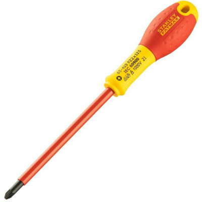 Викрутка діелектрична STANLEY FatMax VDE 1000V PZ2х125 мм 0-65-419