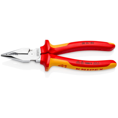 Пасатижі подовжені діелектричні KNIPEX 185 мм 08 26 185